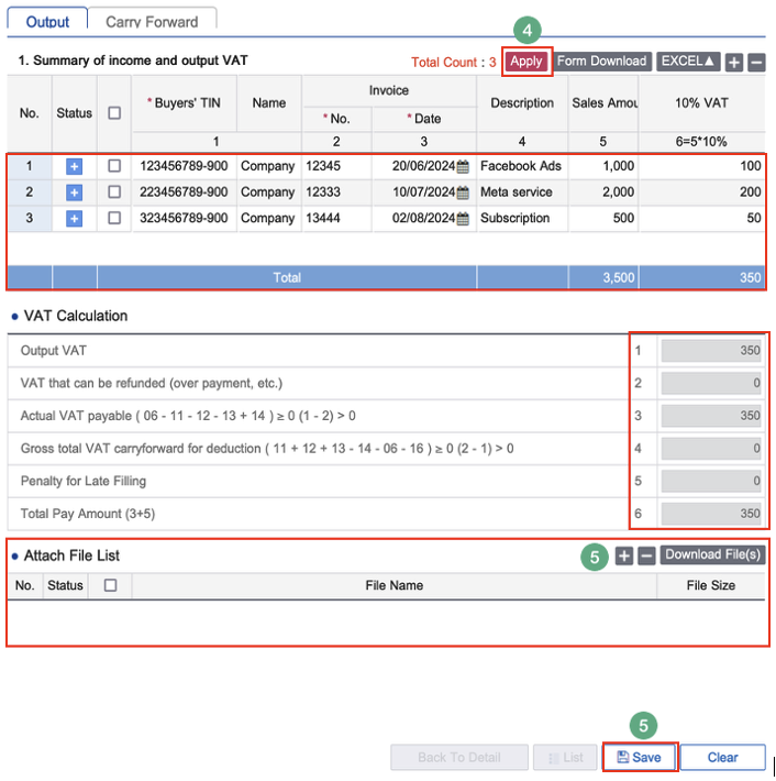 Web Application Development, Digital Platform VAT Filing Module in TaxRIS